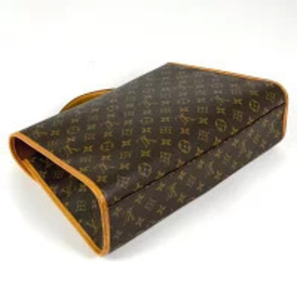 Louis Vuitton Beverly Brown Bag Monogram Handbag Shoulder Brown
